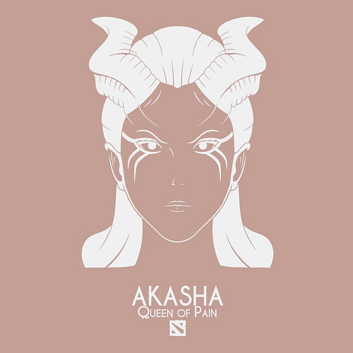 Мужской свитшот Акаша из Доты 2 / Пыльно-розовый – фото 3