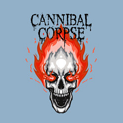 Свитшот хлопковый мужской Cannibal Corpse Труп Каннибала Z, цвет: мягкое небо — фото 2