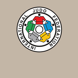 Свитшот хлопковый мужской Judo Federation, цвет: миндальный — фото 2