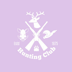 Свитшот хлопковый мужской Hunting club, цвет: лаванда — фото 2