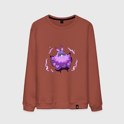 Свитшот хлопковый мужской BAAL БААЛ ГЕНШИН, цвет: кирпичный