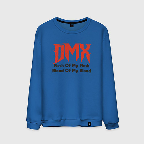 Мужской свитшот DMX - Flesh Of My Flesh / Синий – фото 1