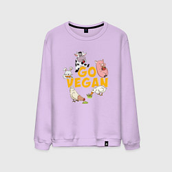 Мужской свитшот Go Vegan