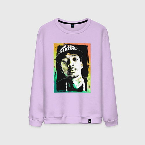 Мужской свитшот Rapper - Hussle / Лаванда – фото 1