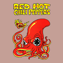 Свитшот хлопковый мужской RED HOT CHILI PEPPERS, цвет: пыльно-розовый — фото 2