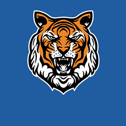 Свитшот хлопковый мужской Голова тигра, цвет: синий — фото 2