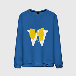Свитшот хлопковый мужской W - Wu-Tang Clan, цвет: синий