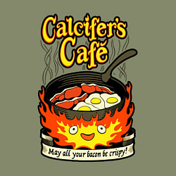 Свитшот хлопковый мужской Calcifer cook, цвет: авокадо — фото 2