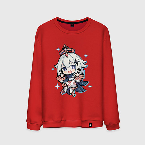 Мужской свитшот Paimon тян / Красный – фото 1