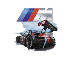 Свитшот хлопковый мужской BMW M POWER Motorsport Racing Team, цвет: белый — фото 2