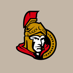 Свитшот хлопковый мужской Оттава Сенаторз логотип, цвет: миндальный — фото 2