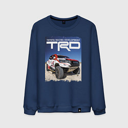 Свитшот хлопковый мужской Toyota Racing Development, desert, цвет: тёмно-синий