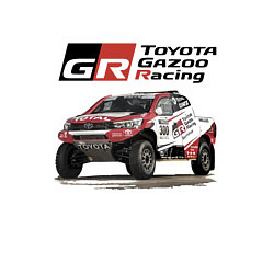 Свитшот хлопковый мужской Toyota Gazoo Racing Team, Finland Motorsport, цвет: белый — фото 2