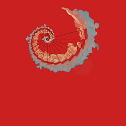 Свитшот хлопковый мужской Высший замысел, цвет: красный — фото 2