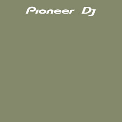 Свитшот хлопковый мужской Pioneer DJ - Logo White, цвет: авокадо — фото 2
