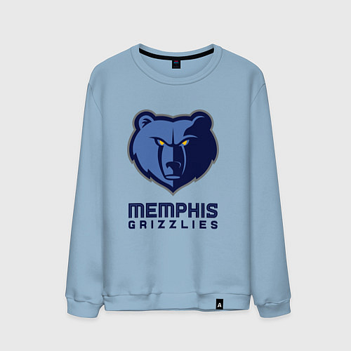 Мужской свитшот Мемфис Гриззлис, Memphis Grizzlies / Мягкое небо – фото 1
