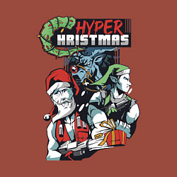 Свитшот хлопковый мужской Hyper Christmas, цвет: кирпичный — фото 2