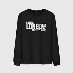 Свитшот хлопковый мужской Lonely Day - System Of A Down, цвет: черный