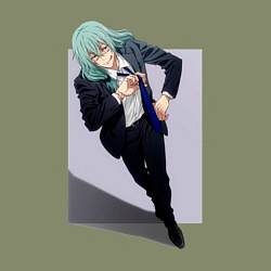 Свитшот хлопковый мужской Махито из Магической Битвы 1000 летний ребенок, цвет: авокадо — фото 2