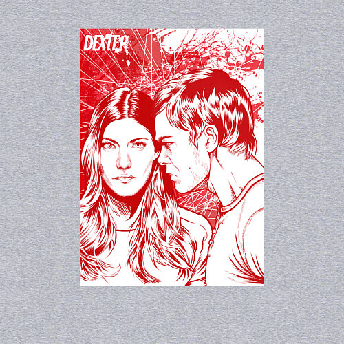 Мужской свитшот Декс и Дебра / Меланж – фото 3