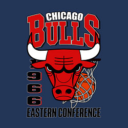 Свитшот хлопковый мужской Chicago Bulls NBA, цвет: тёмно-синий — фото 2
