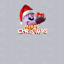 Свитшот хлопковый мужской Merry christmas Brawl Stars, цвет: меланж — фото 2