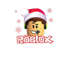 Свитшот хлопковый мужской ROBLOX НОВЫЙ ГОД 2022, цвет: белый — фото 2