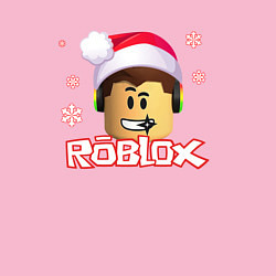 Свитшот хлопковый мужской ROBLOX НОВЫЙ ГОД 2022, цвет: светло-розовый — фото 2