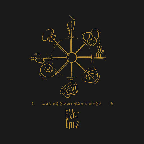 Мужской свитшот Бестиарий Лавкрафта - Старшие Боги / Черный – фото 3