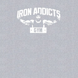 Свитшот хлопковый мужской Iron Addicts Gym, цвет: меланж — фото 2