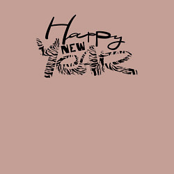 Свитшот хлопковый мужской Happy tiger new year, цвет: пыльно-розовый — фото 2