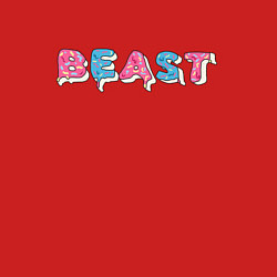 Свитшот хлопковый мужской Mr Beast - Art 1, цвет: красный — фото 2