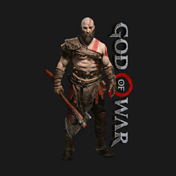 Свитшот хлопковый мужской КРАТОС, БОГ ВОЙНЫ GOD OF WAR, цвет: черный — фото 2