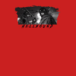 Свитшот хлопковый мужской Существа Hellbound, цвет: красный — фото 2