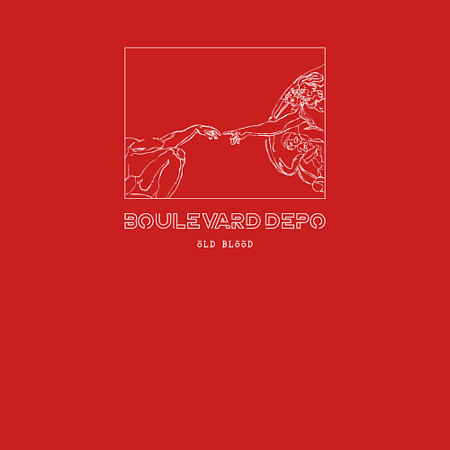 Мужской свитшот BOULEVARD DEPO OLD BLOOD / Красный – фото 3