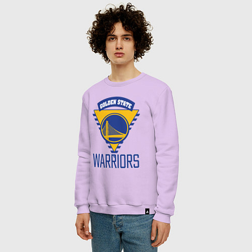 Мужской свитшот Golden State Warriors Голден Стейт НБА / Лаванда – фото 3