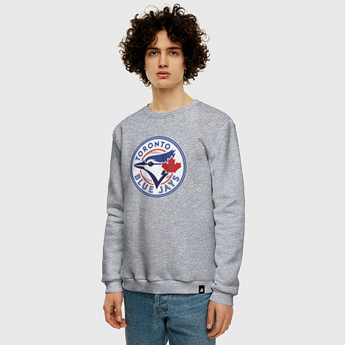 Мужской свитшот Toronto Blue Jays / Меланж – фото 3