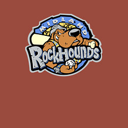 Свитшот хлопковый мужской Midland Rockhounds - baseball team, цвет: кирпичный — фото 2
