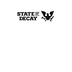 Свитшот хлопковый мужской Black Logo State of Decay, цвет: белый — фото 2