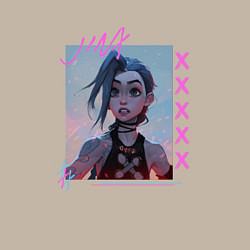 Свитшот хлопковый мужской Джинкс X League of Legends, цвет: миндальный — фото 2