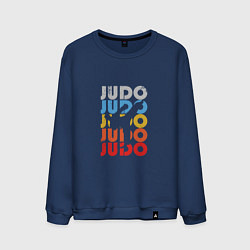 Свитшот хлопковый мужской Sport Judo, цвет: тёмно-синий