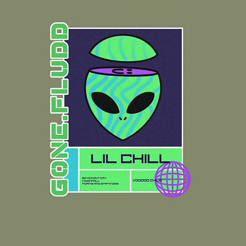 Мужской свитшот GONE FLUDD UFO / Авокадо – фото 3