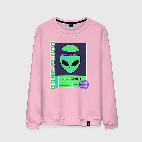 Мужской свитшот GONE FLUDD UFO / Светло-розовый – фото 1