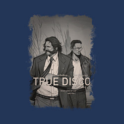 Свитшот хлопковый мужской Настоящее диско, цвет: тёмно-синий — фото 2