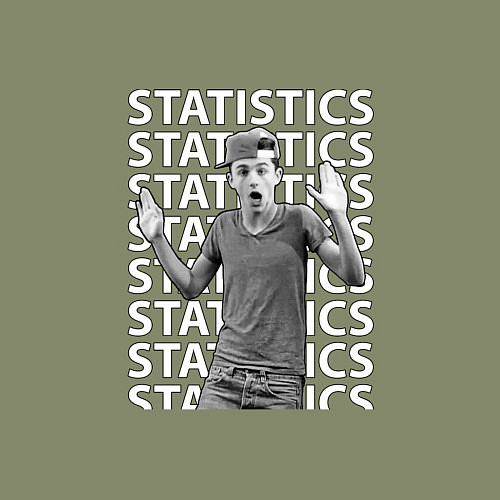 Мужской свитшот Lil Timmy Tim Statistics / Авокадо – фото 3