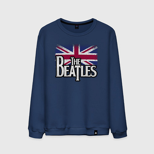 Мужской свитшот The Beatles Great Britain Битлз / Тёмно-синий – фото 1