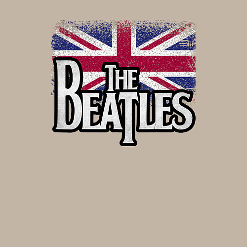 Мужской свитшот The Beatles Great Britain Битлз / Миндальный – фото 3