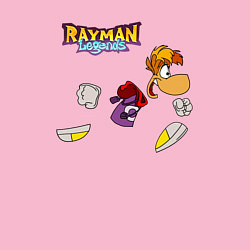 Свитшот хлопковый мужской Rayman Legends, Рэйман, цвет: светло-розовый — фото 2