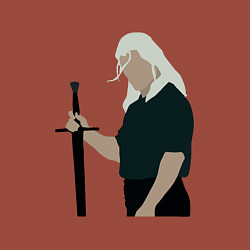 Свитшот хлопковый мужской Witcher Генри Кавилл, цвет: кирпичный — фото 2