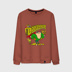 Свитшот хлопковый мужской Boogermаn, цвет: кирпичный